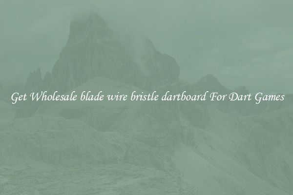 Get Wholesale blade wire bristle dartboard For Dart Games