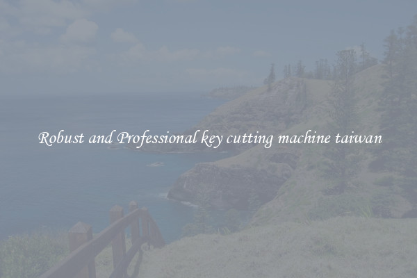 Robust and Professional key cutting machine taiwan
