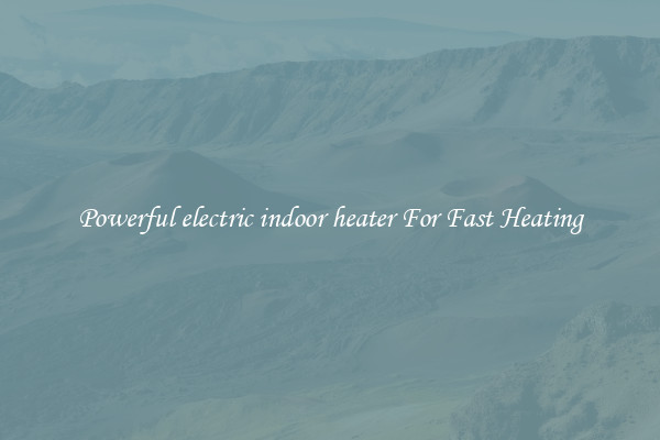 Powerful electric indoor heater For Fast Heating