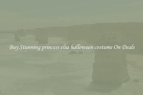Buy Stunning princess elsa halloween costume On Deals