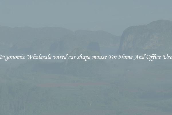 Ergonomic Wholesale wired car shape mouse For Home And Office Use.