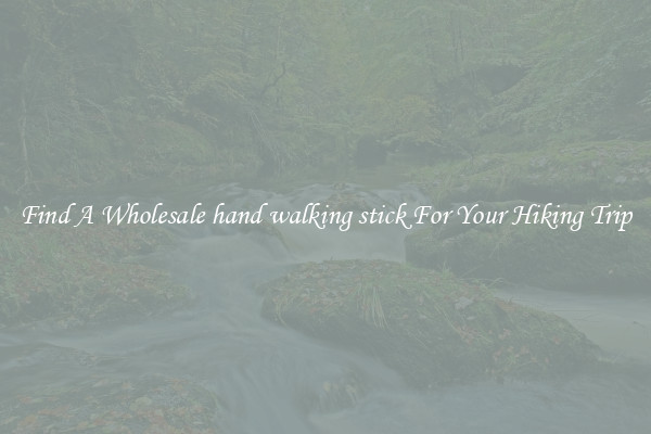Find A Wholesale hand walking stick For Your Hiking Trip